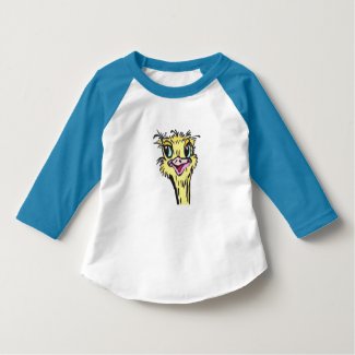 Ostrich Toddler Bird T-shirt