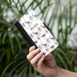 Ostriches and kangaroos, customizable samsung galaxy s5 wallet case