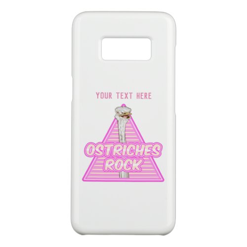 Ostriches Rock Funny 80s ostrich Case_Mate Samsung Galaxy S8 Case