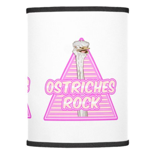 Ostriches Rock Funny 80s ostrich Lamp Shade