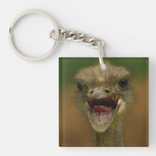Ostrich's Embrace Keychain