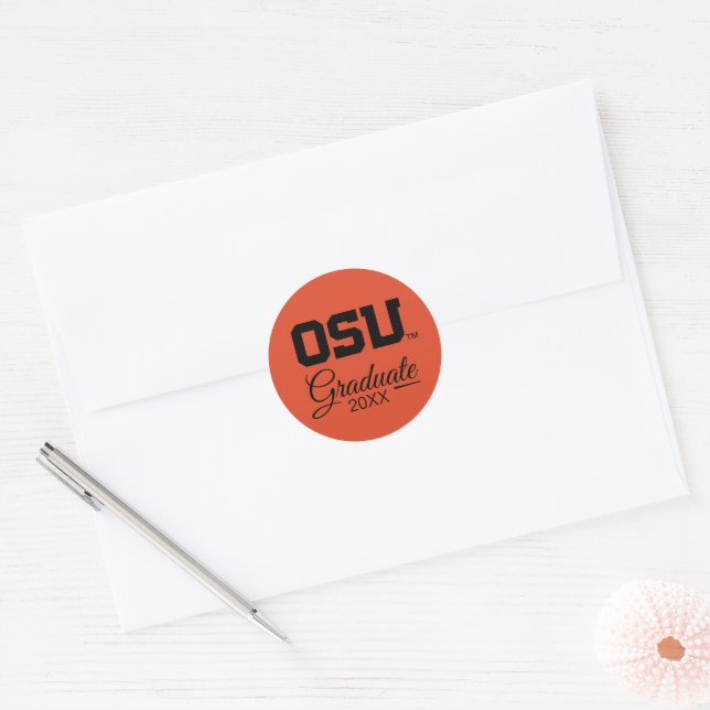 OSU CLASSIC ROUND STICKER (Envelope)