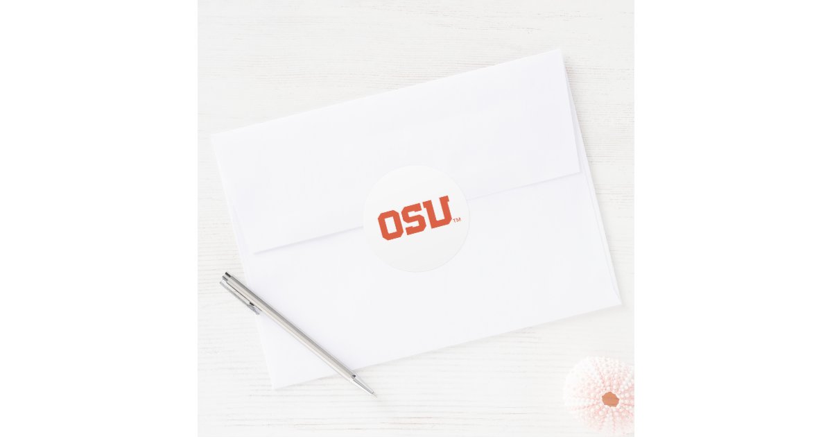 Osu Keyboard Sticker OSU CLASSIC ROUND STICKER | Zazzle