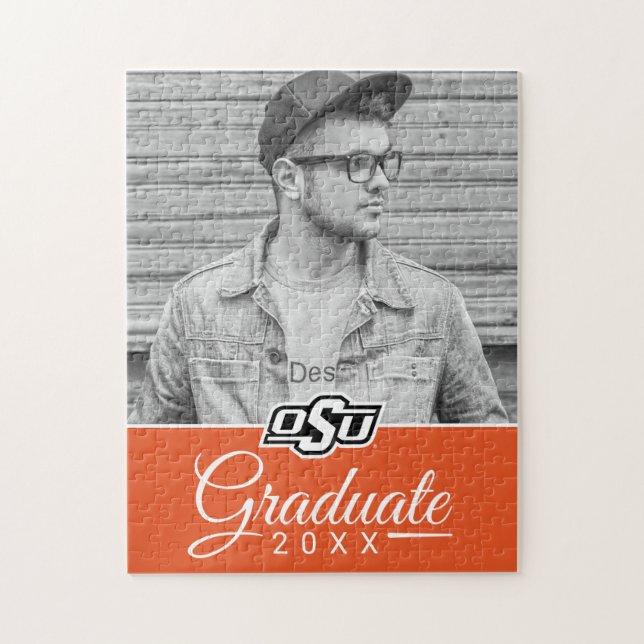 OSU Cowboys Graduate Jigsaw Puzzle (Vertical)