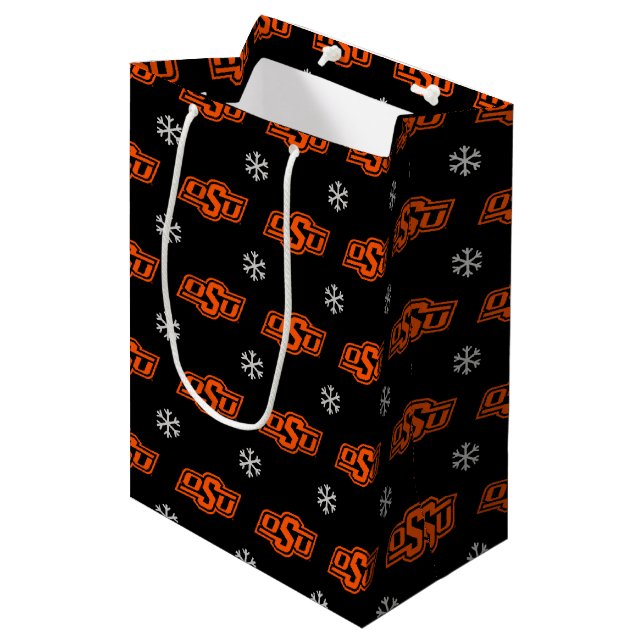 OSU Oklahoma State Medium Gift Bag (Front Angled)