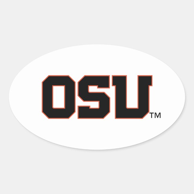 OSU OVAL STICKER (Front)