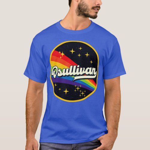 Osullivan Rainbow In Space Vintage Style T_Shirt