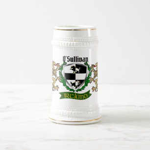 O'Sullivan/Sullivan (Beare) Irish Shield Beer Stein