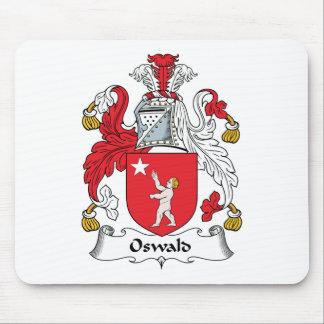 Oswald Family Crest Mouse Pad