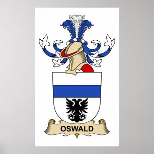 Oswald Family Crest Poster