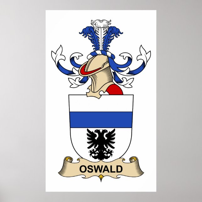 Oswald Family Crest Poster (Front)