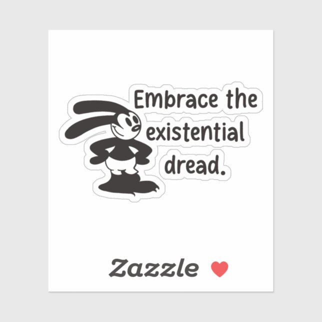 Oswald Has Dread: Existential Crisis Sticker (Sheet)