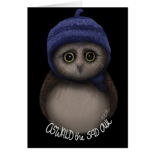 Oswald the Sad Owl Cards (Front)