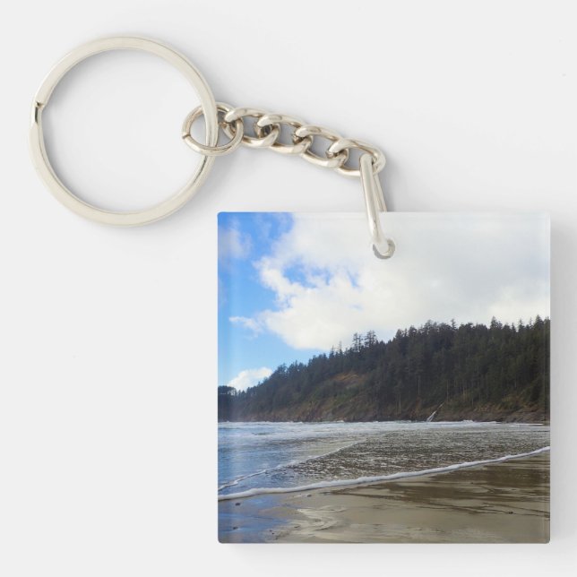 Oswald West State Park, Oregon Coast Keychain (Front)