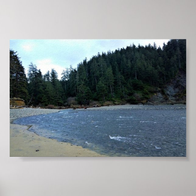 Oswald West State Park, Oregon Coast Poster (Front)