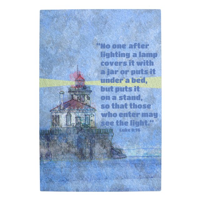 Oswego Lighthouse Digital Art (Front)