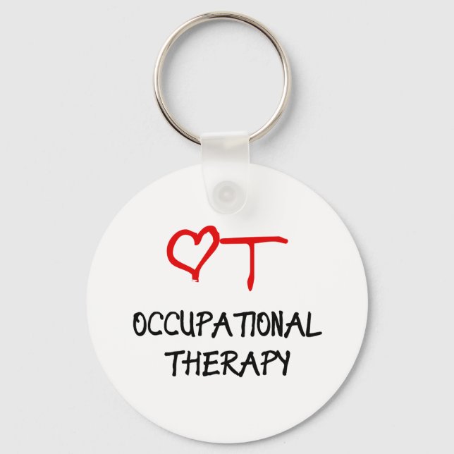 OT Heart Keychain (Front)