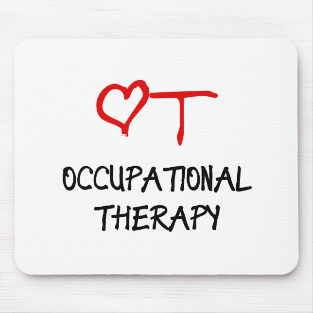 OT Heart Mouse Pad (Front)