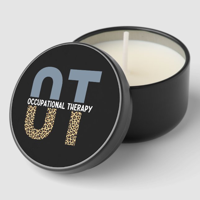 OT Occupation Therapy OT Student gifts Mini Candle Favors (Corner)