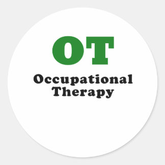 OT Occupational Therapy Classic Round Sticker
