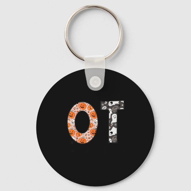 Ot Occupational Therapy Therast Halloween Ota Soky Keychain (Front)
