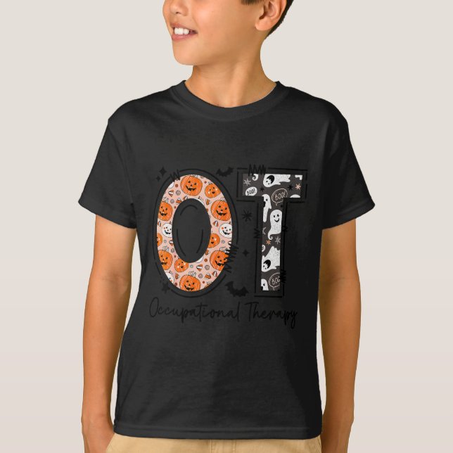 Ot Occupational Therapy Therast Halloween Ota Soky T-Shirt (Front)