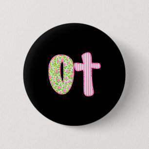 Ot Preppy Occupational Therapy, Boho Cota Girly Co Button