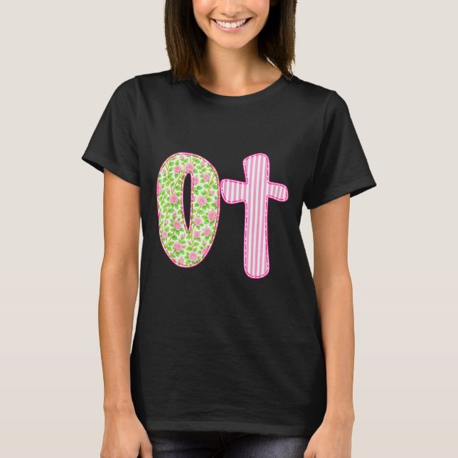 Ot Preppy Occupational Therapy, Boho Cota Girly Co T-Shirt (Front)