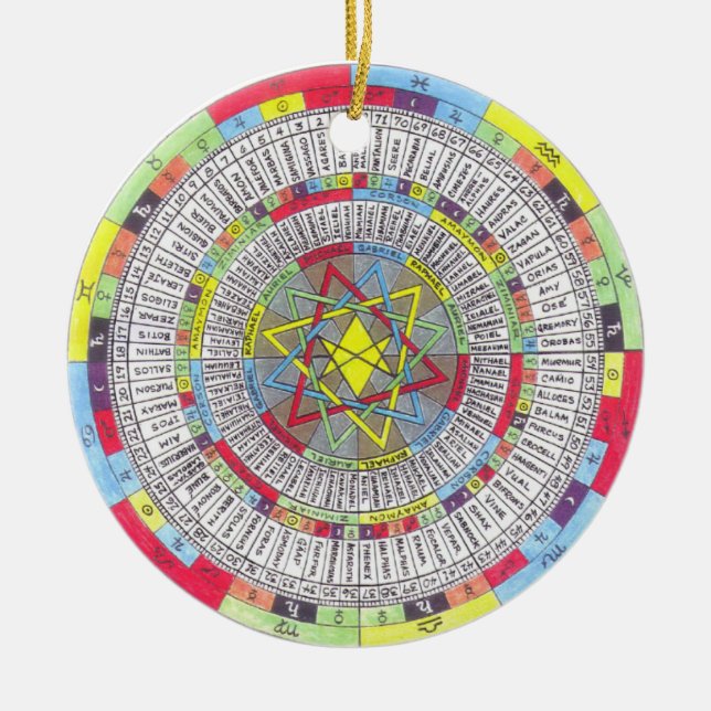 OTA MASTER MANDALA CERAMIC ORNAMENT (Front)