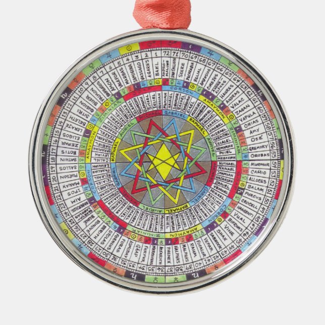 OTA MASTER MANDALA METAL ORNAMENT (Front)