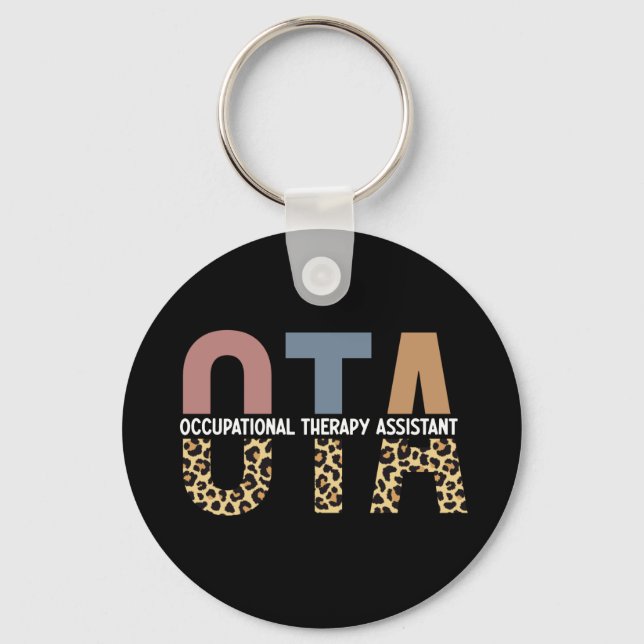 OTA Occupational Therapy Assistant Gift Keychain (Front)