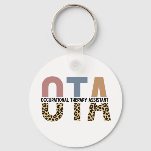 OTA Occupational Therapy Assistant Gifts Keychain