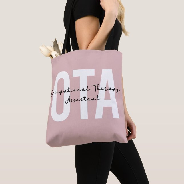 OTA Occupational Therapy Assistant Gifts Tote Bag (Close Up)