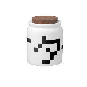 OTAKU 8 Bit Pixel Japanese Katakana Candy Jar