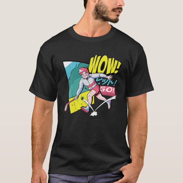 Otaku - Anime Tennis Boy - Manga Japanese Aestheti T-Shirt (Front)