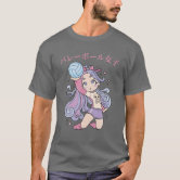 Anime Volleyball Girl - Otaku - Japanese Aesthetic T-Shirt | Zazzle