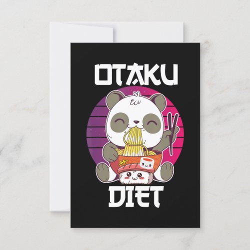 Otaku Diet pOanda Ramen Sushi Manga CosplayOotaku Invitation