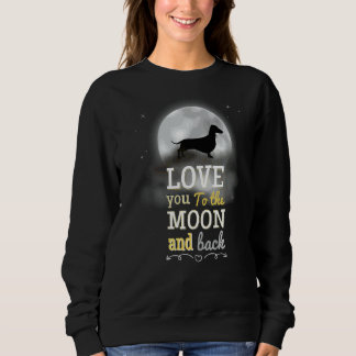 Otaku Huskie Dog Love To The Moon Sweatshirt