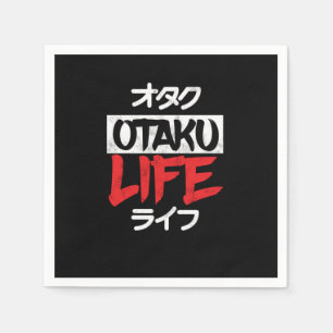 Otaku Life Anime Japanese Cosplayer Cosplay Manga Napkins