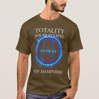 otal Solar Eclipse 2024 New Hampshire Astronomy Lo T-Shirt