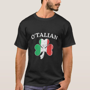 O'talian Italian Irish Shamrock St. Patricks Day M T-Shirt