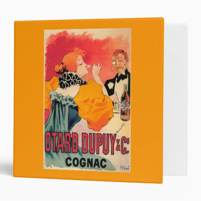 Otard-Dupuy & CO. Cognac Promotional Poster Binder (Front/Inside)