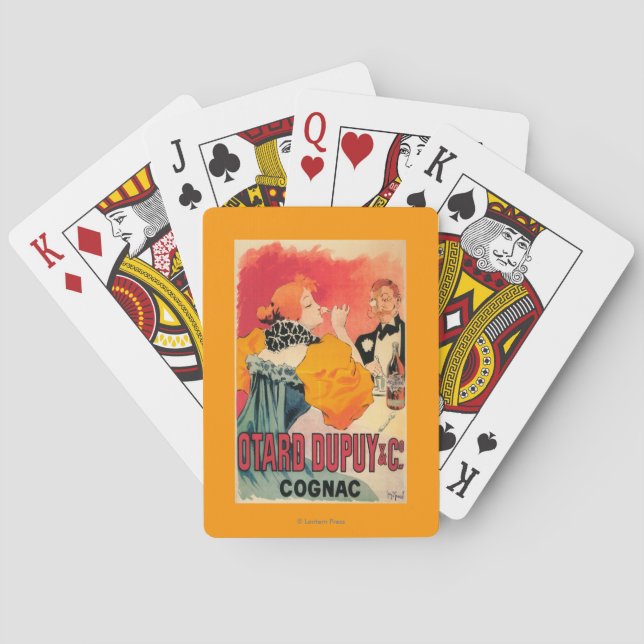 Otard-Dupuy & CO. Cognac Promotional Poster Poker Cards (Back)