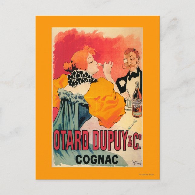 Otard-Dupuy & CO. Cognac Promotional Poster Postcard (Front)