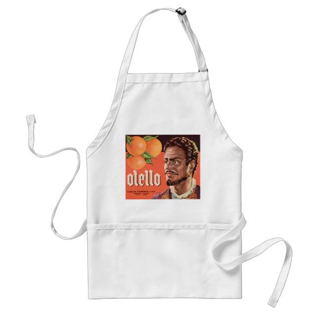 Otello Orange Label Adult Apron (Front)