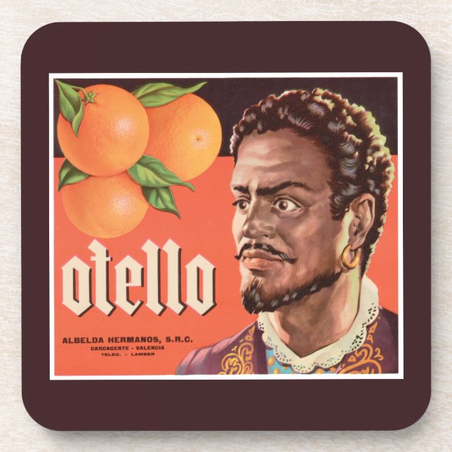 Otello Orange Label  Beverage Coaster (Front)