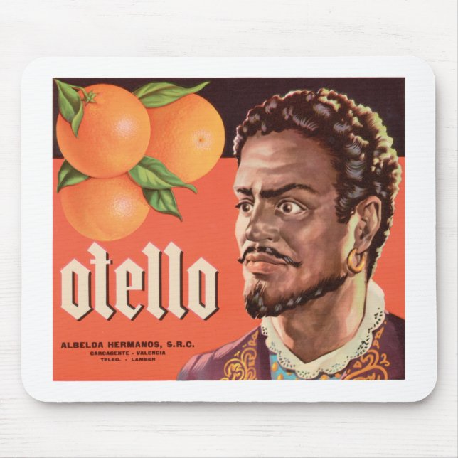 Otello Orange Label Mouse Pad (Front)