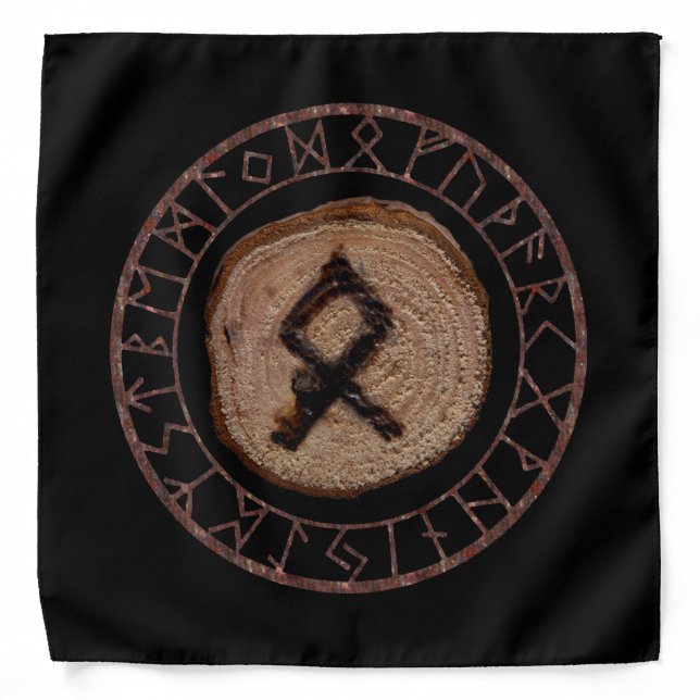 Othala Elder Futhark rune Bandana (Front)