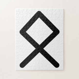 OTHALA Nordic Rune (Heritage, Ancestry) | Elder Fu Jigsaw Puzzle
