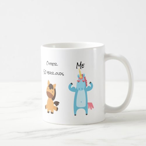 Other 50 Years Olds Birthday Unicorn Work Out Coffee Mug